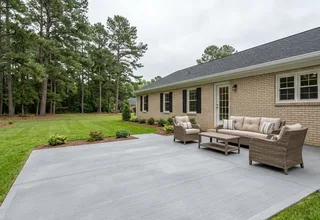Concrete patio design Suffolk VA