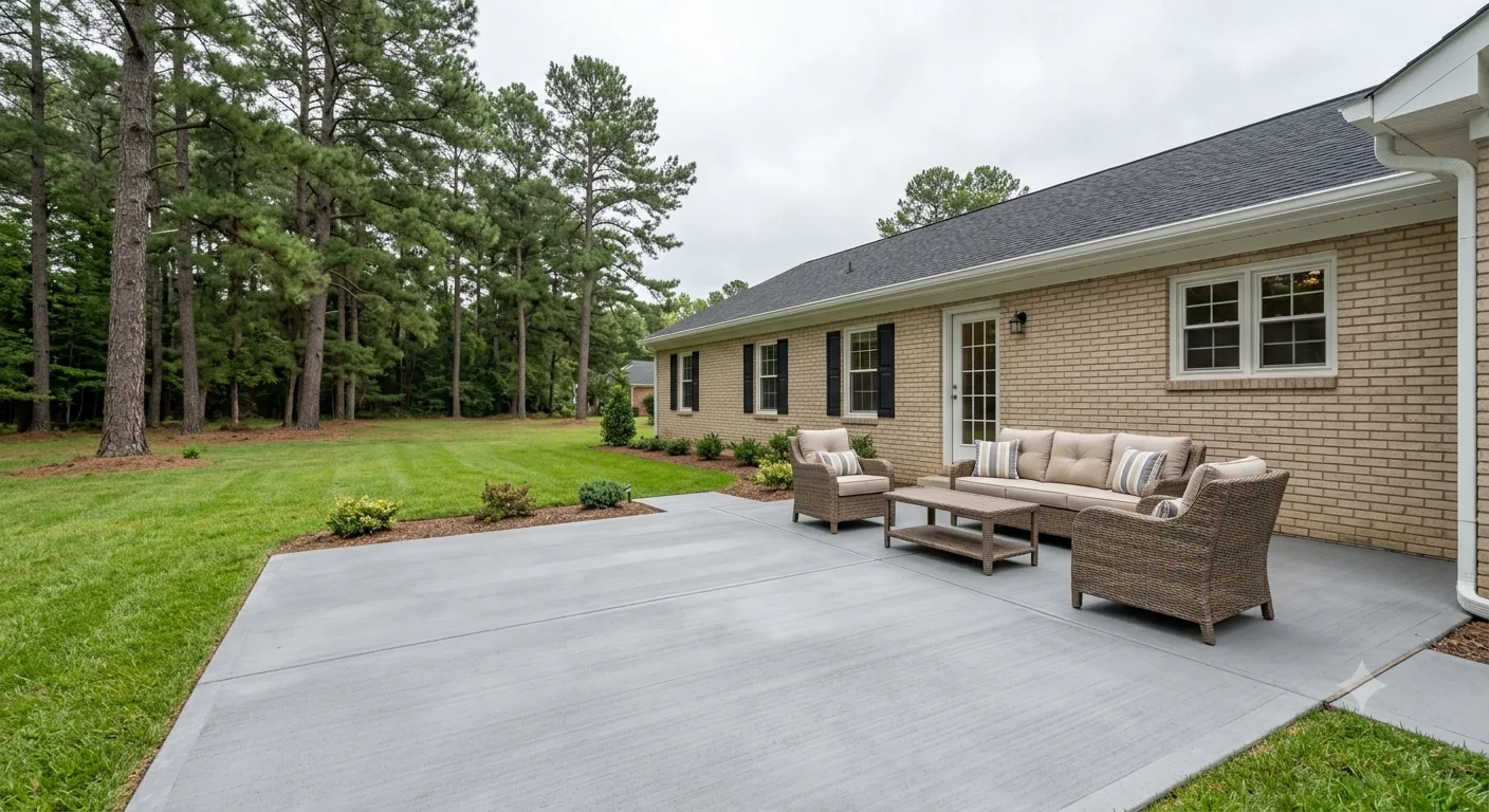 Concrete patio contractor Suffolk, VA