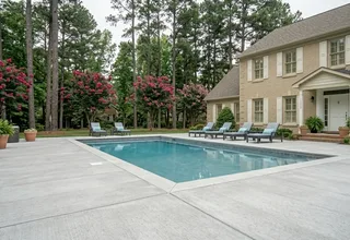 Concrete pool deck Suffolk VA