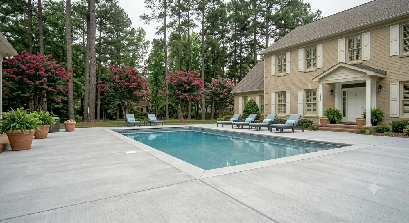 Concrete pool deck Suffolk, VA