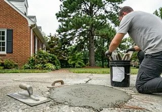 Concrete repair and crack filling Suffolk VA