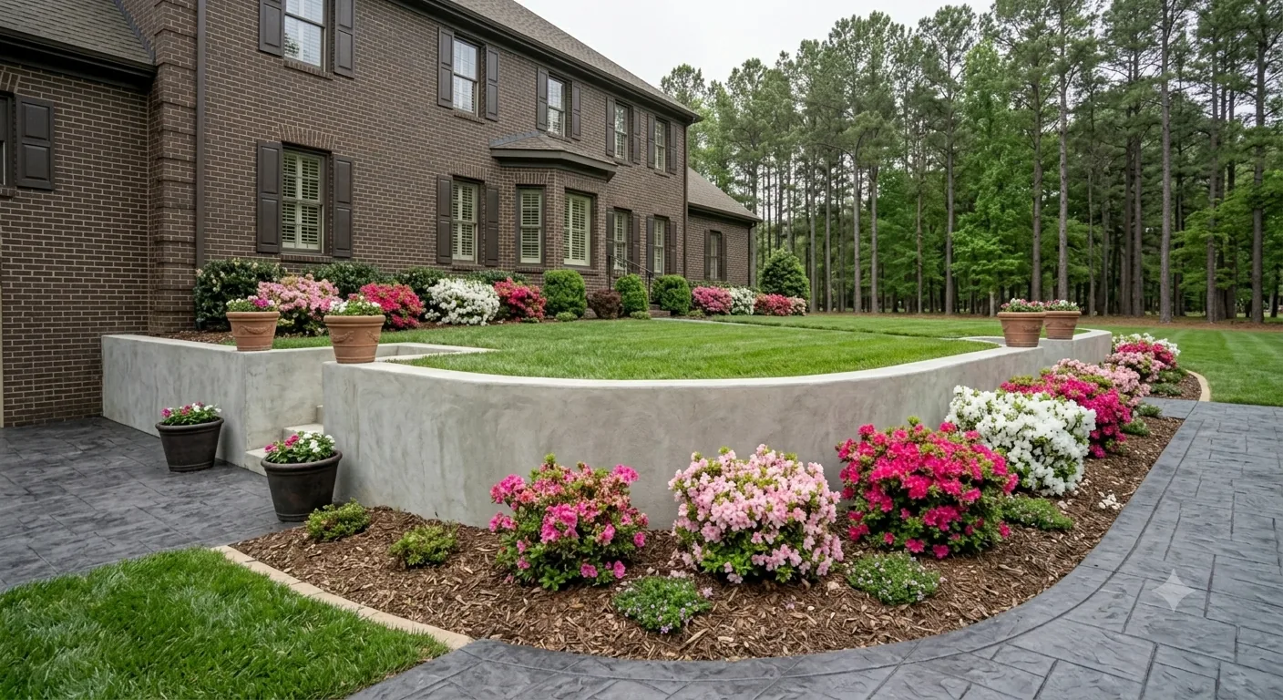 Concrete retaining wall Suffolk, VA