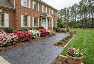 Decorative concrete polished floor Suffolk VA